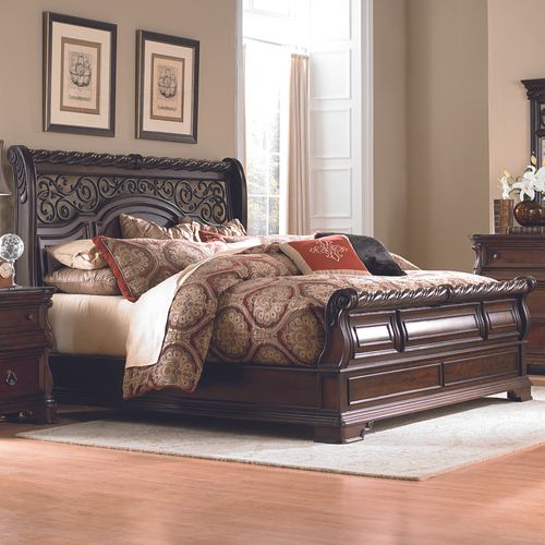 Liberty Furniture | Products | Queen Sleigh Bed Dresser And Mirror