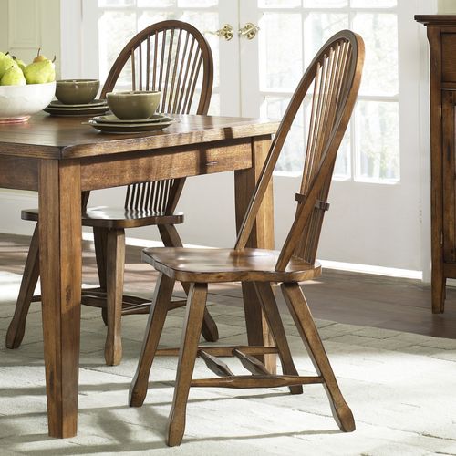 アンティークチェア　無垢　椅子　stick back chair-oak Hickory Medium Stick Back Chair — EZ Mountain Rustic Furniture