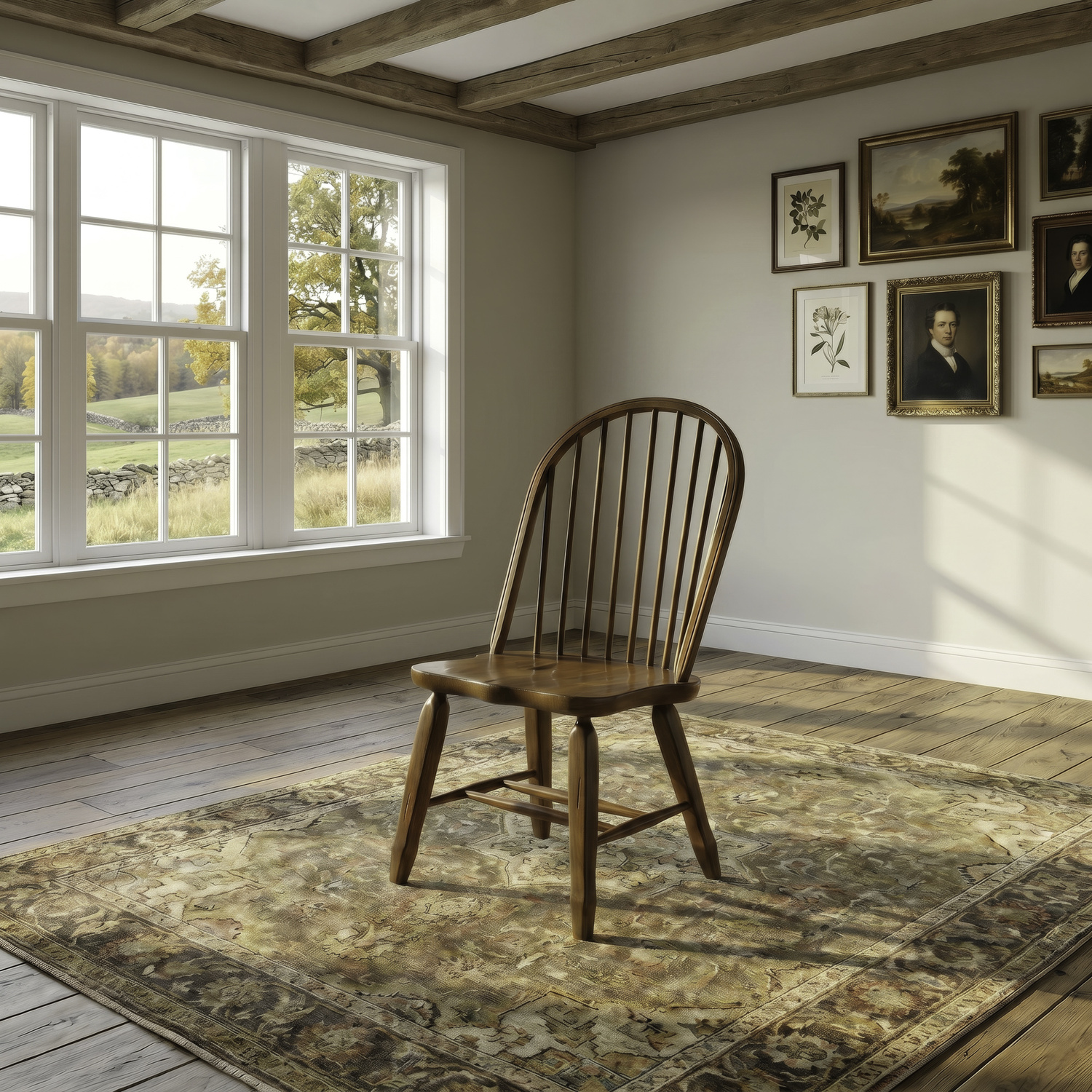 Liberty Furniture | Products | Bow Back Side Chair Oak