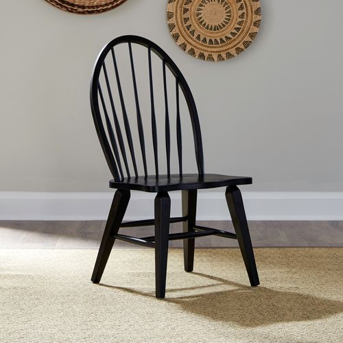 Liberty Furniture | Products | Sheaf Back Side Chair Black