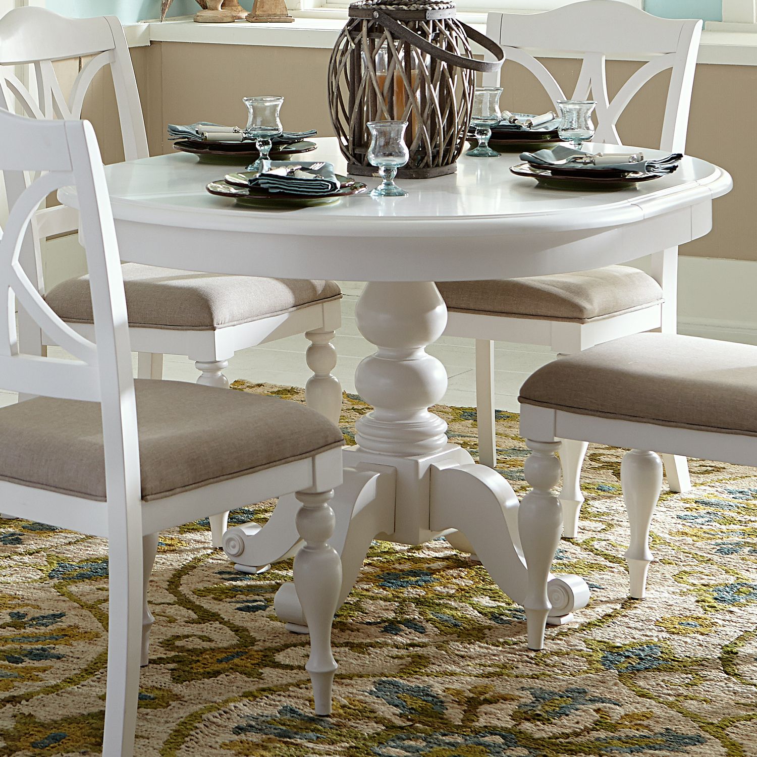 Summer House Round Pedestal Table Base 607P4254