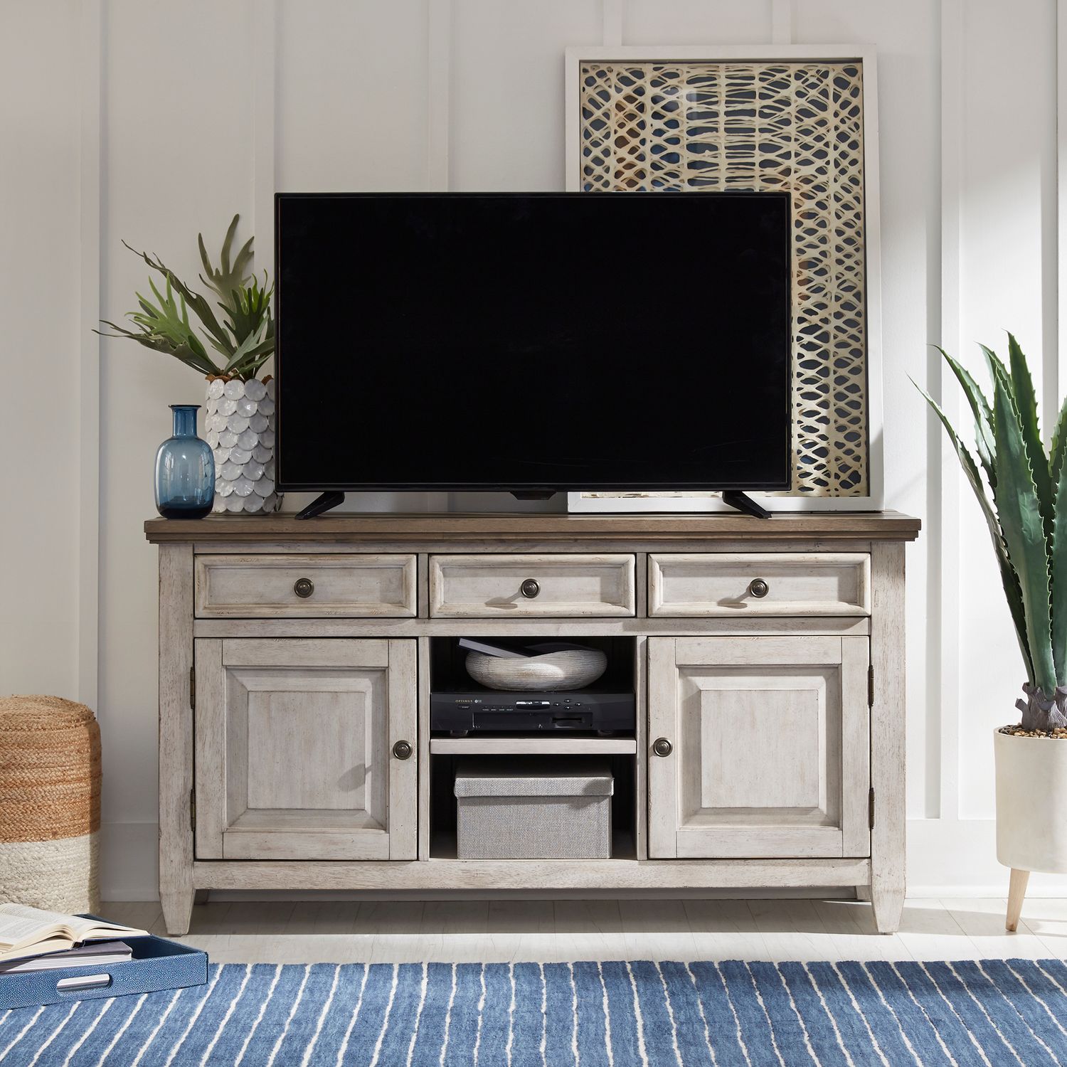 Liberty Furniture | Products | 56 Inch Tile Tv Console