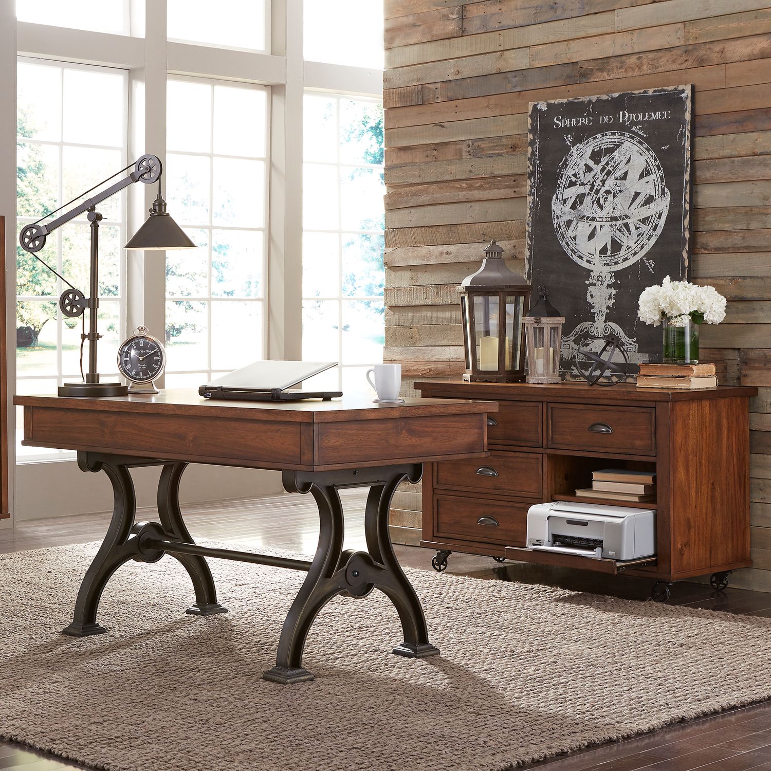 Arlington House Complete 2 Piece Desk 411HOCDS